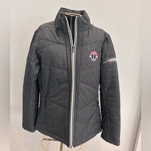 Washington Wizards North End Thermal/Puffer Grey Jacket Women’s Size Medium